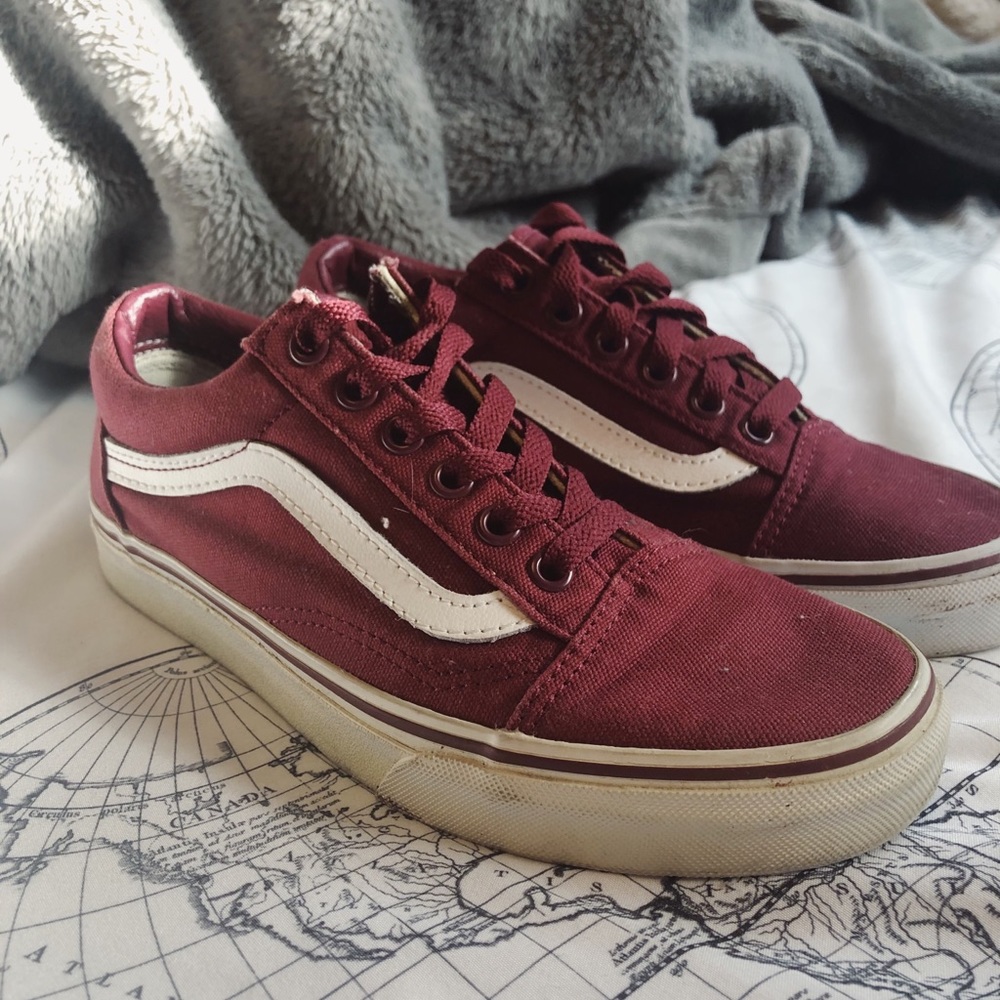 Maroon Old Skool Vans